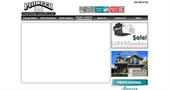 Desktop Screenshot of pioneergaragedoor.com